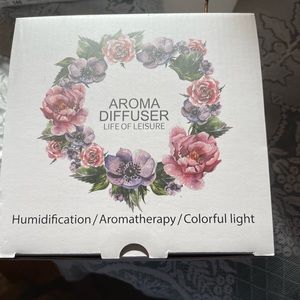 New in the box. Room aroma diffuser. Light, humidifier and essential oils